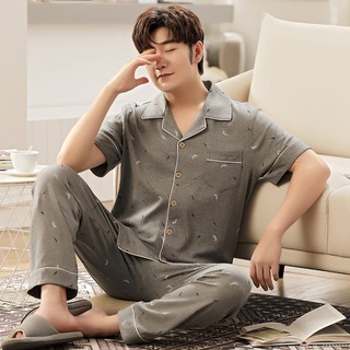 [ẢNH THẬT] BỘ PIJAMA NAM cộc tay, PYJAMA COTTON 100%, PIZAMA họa tiết màu thật sáng hơn ảnh-Shop Thủy Bông