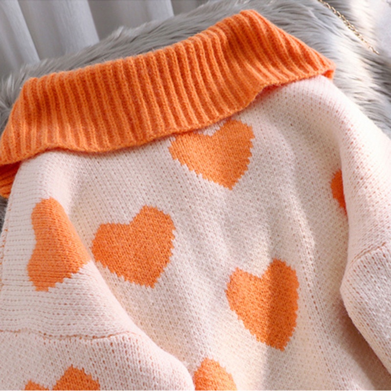 Áo Khoác Cardigan Dệt Kim Tay Dài Cổ Bẻ Đính Hạt Ngọc Trai Thời Trang Mùa Thu Cho Nữ