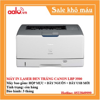 MÁY IN LASER ĐEN TRẮNG CANNON LBP 3500 ĐÃ QUA SỬ DỤNG - AALO.VN
