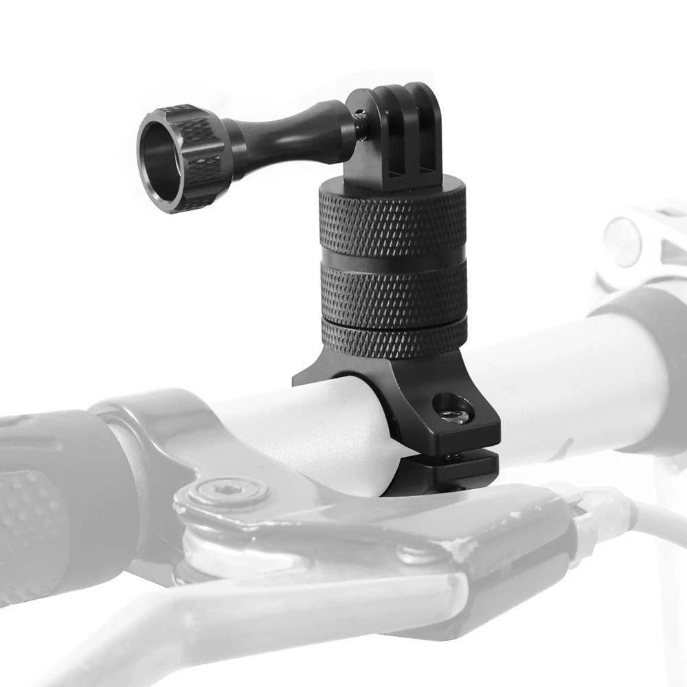 Giá đỡ kẹp camera hành trình GOPRO bằng hợp kim nhôm xoay 360 độ gắn tay lái xe đạp leo núi/ xe máy