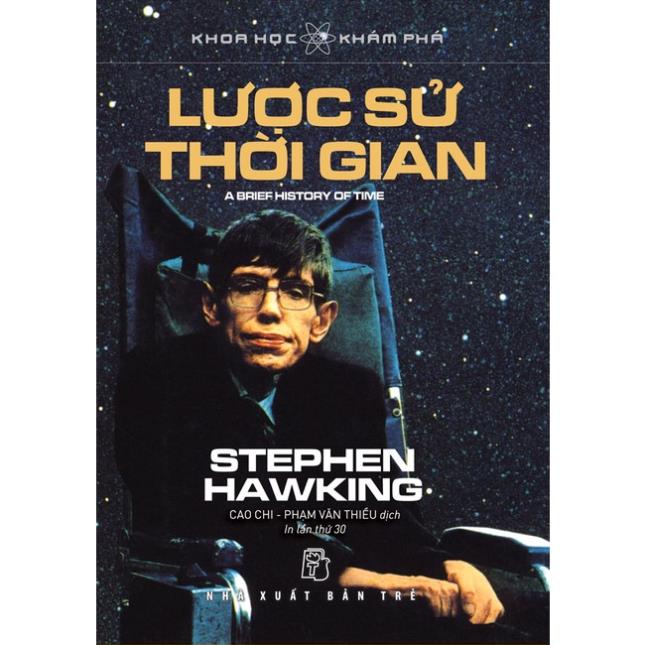 Sách - Lược Sử Thời Gian - Stephen Hawking  - NXB Trẻ