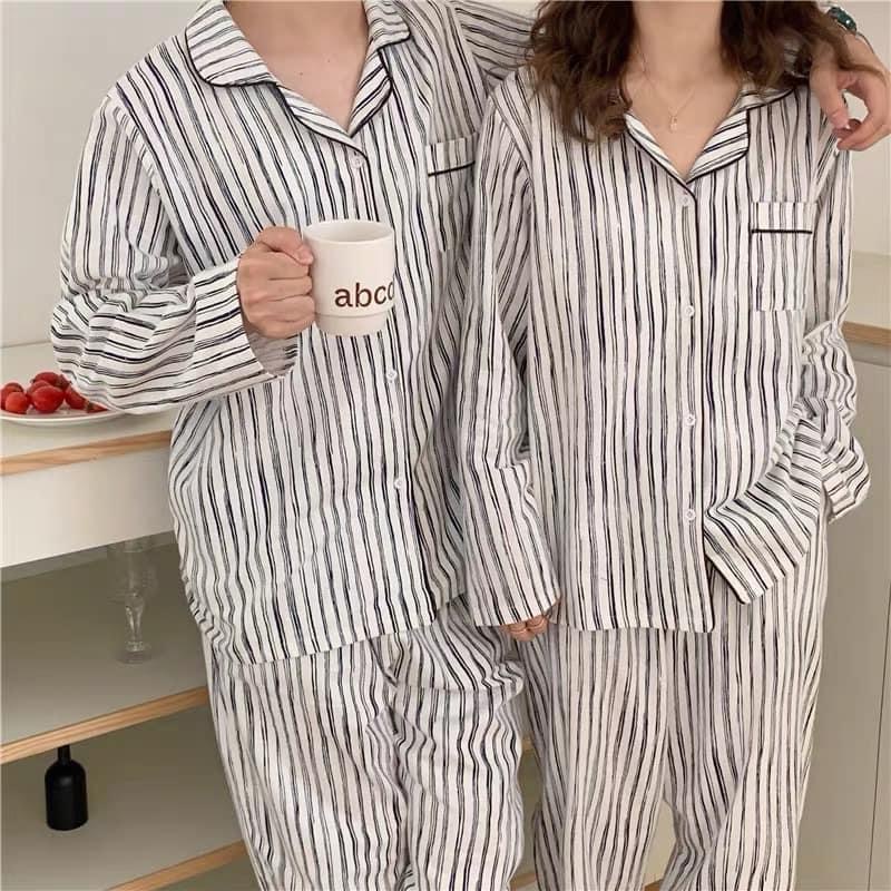 ☁️ Bộ đồ ngủ couple siêu xinh tay dài ấm áp - DREAMIE