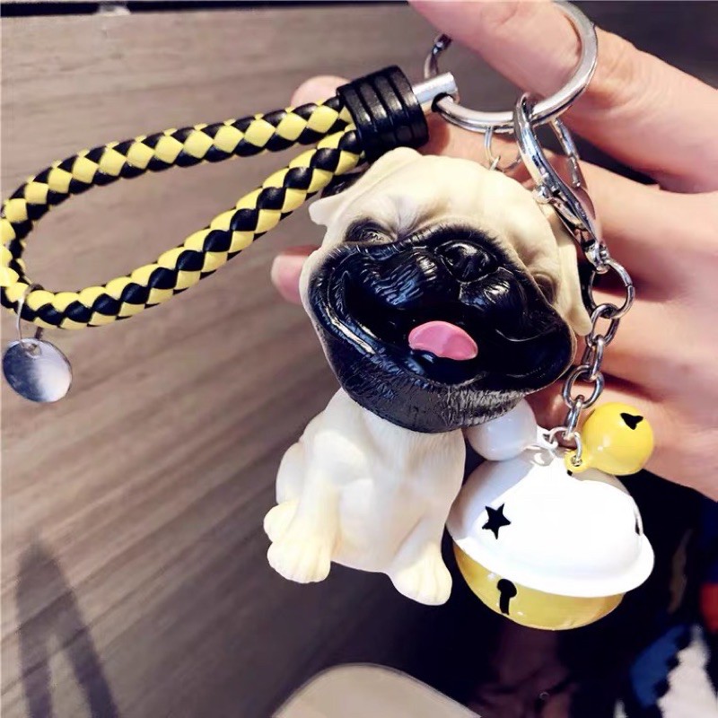 Móc khoá chó Pug |Hubeshop