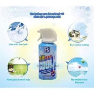 Bình xịt làm lạnh tức thì - Bình xịt mát cơ thể làm mát không khí nhanh cho yên xe ghế ô tô một cách nhanh chóng