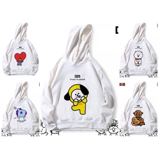 (Tặng ảnh BTS)Hoodie BTS BT21 Study