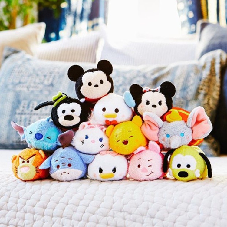 Đồ Chơi Nhồi Bông Hình Nhân Vật Hoạt Hình Disney Mini 3.5"/9cm
