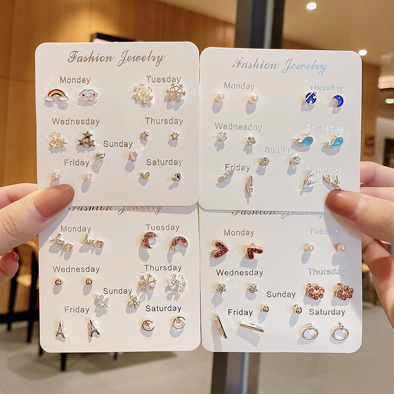 Khuyên Tai Nhỏ Và Đơn Giản Ngọt Ngào Thời Trang Hàn Quốc