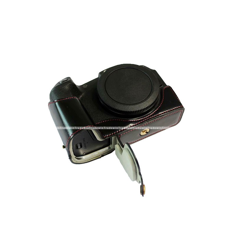 Túi da PU bọc nửa thân máy ảnh Canon EOS RP EOS srp kèm dây đeo