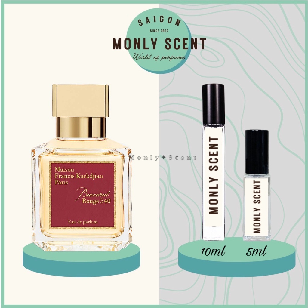 ✦ Mẫu thử nước hoa MFK Baccarat Rouge 540 EDP - 𝐌𝐨𝐧𝐥𝐲_𝐬𝐜𝐞𝐧𝐭™ ✦
