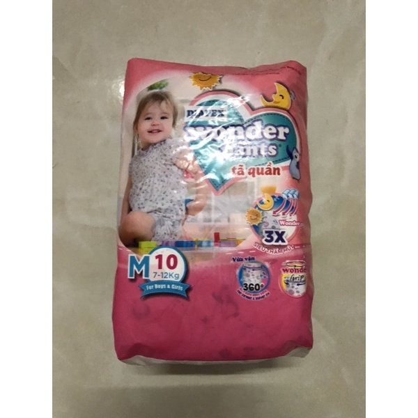 Bĩm Tã Quần Huggies Dry, Wonder Pants size XXL,L,M
