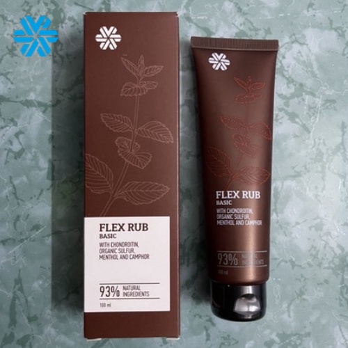 Kem xoa khớp Siberian Flex Rub BASIC, Hỗ trợ giảm đau, thư giãn cho cơ, khớp - Tuýt 100ml