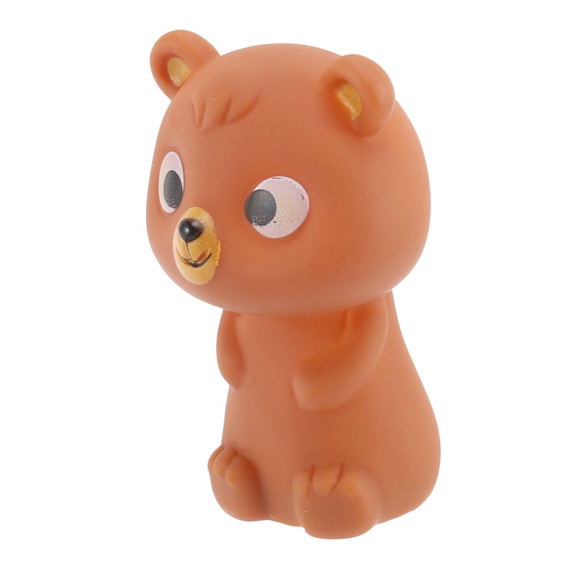 Finger Puppets for Children and Babies 5 Farm Animals BPA PVC Bath Toys Hand Puppets Doll Set Early Eductional Toy