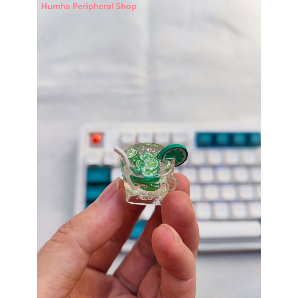 Artisan keycap Vỏ Bọc Chìa Khóa Cơ Khí Resin Thủ Công Hình Trái Cây Mùa Hè Được Làm Bằng Tay Có Thể Tùy Chỉnh ESC
