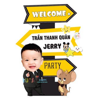 Cây welcome để bàn_Trang trí sinh nhật bé