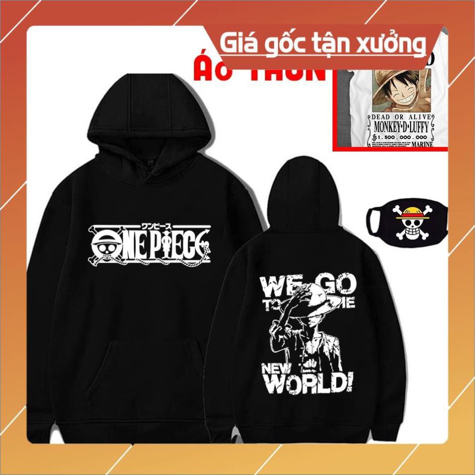 [SALE GIÁ GỐC] [KM Khủng ] Áo khoác áo hoodie One Piece Luffy  giá siêu rẻ nhất vịnh bắc bộ