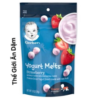 Sữa chua khô Gerber 28g trên 6 tháng