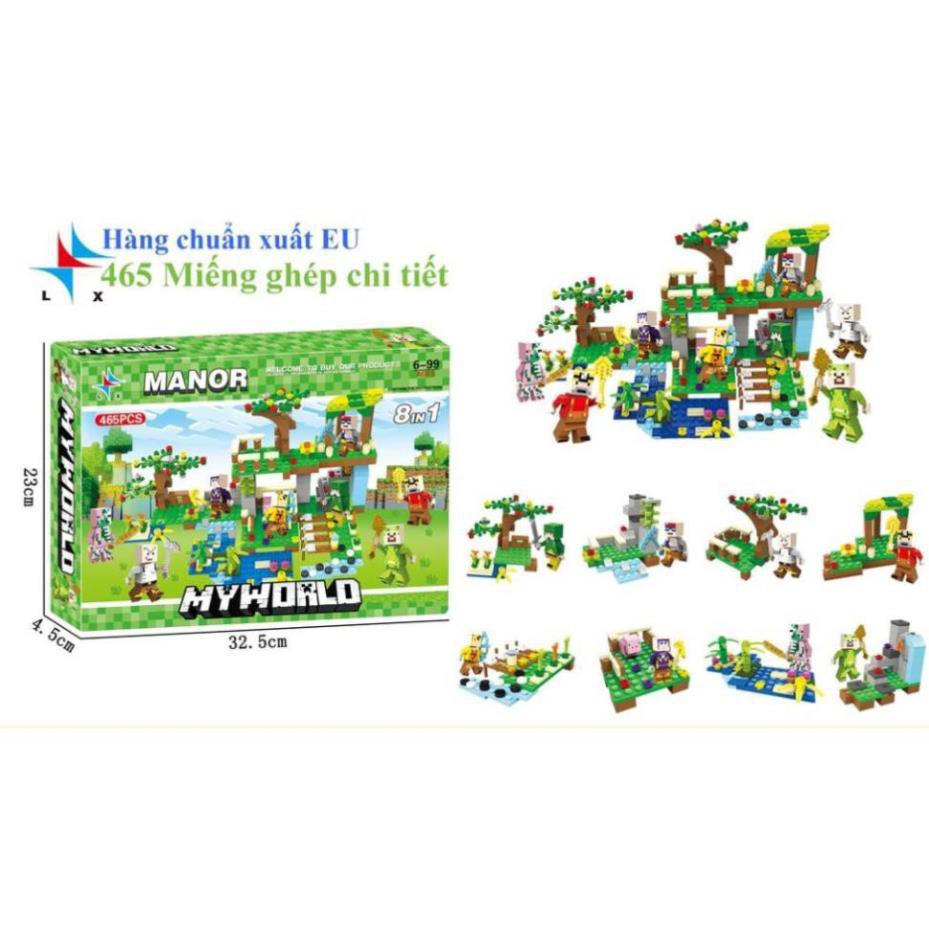 Lắp ráp Ghép Hình GAME MYWORLD MINI WORLD (465 Miếng Ghép) SP669