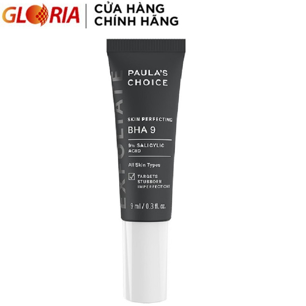 Tinh Chất Ngăn Ngừa Mụn Đầu Đen Và Bã Nhờn Paula's Choice Skin Perfecting BHA 9 (9% Salicylic Acid) 9ml