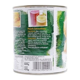 Đào Ngâm Kronos Lon 820g