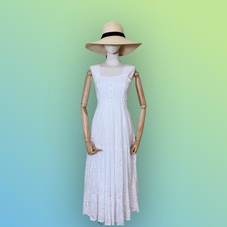 Váy maxi 2 dây, chất liệu thô cao cấp