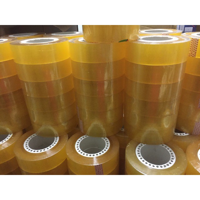 cuộn băng dính 1kg lõi như hình - băng dính mina