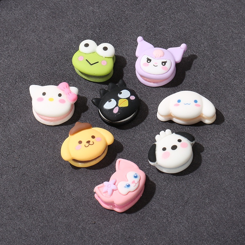 Hình bánh quy sandwich Resin phụ kiện dép Crocs charm DIY khóa giày crocs jibbitz Nhựa trang sức Phụ kiện trang trí giày crocs nút trang trí điện thoại di động Nắp đậy / Khung ảnh / Cốc nước / Túi Nguyên liệu làm phụ kiện handmade sáng tạo