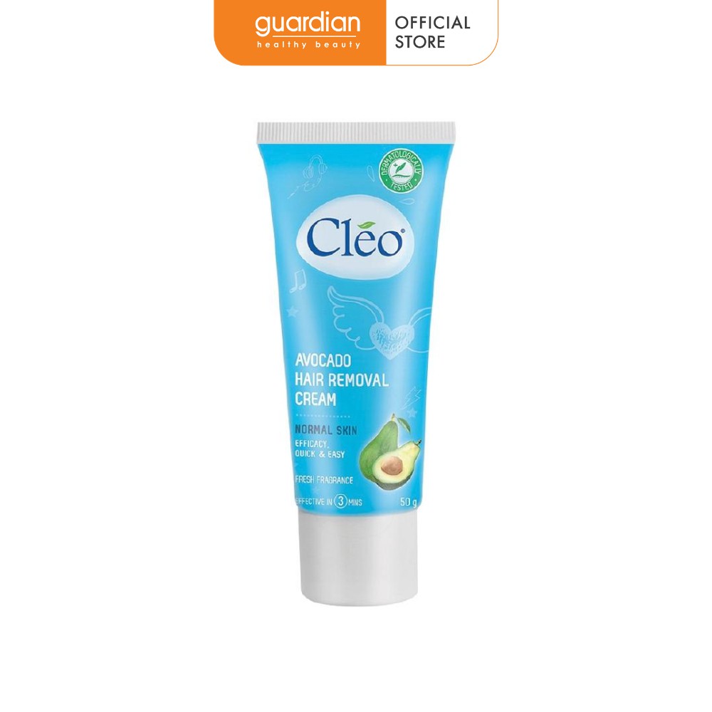 Kem Tẩy Lông Cho Da Thường Cleo Avocado Hair Removal Cream Normal Skin (50g)