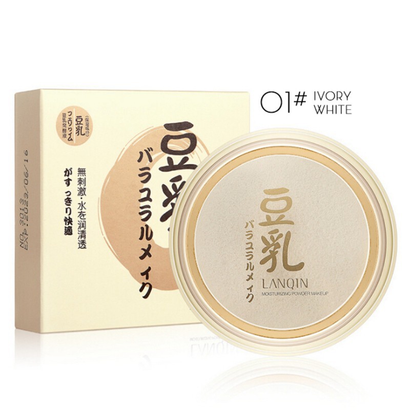 Phấn phủ dạng nén làm sáng da giữ lớp trang điểm lâu trôi thương hiệu LANQIN | BigBuy360 - bigbuy360.vn