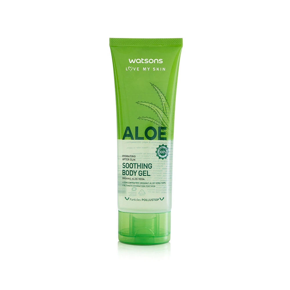 Gel Dưỡng Thể Watsons Aloe Hydrating After Sun Soothing Dưỡng Ẩm &amp; Dịu Da Chiết Xuất Nha Đam 100ml