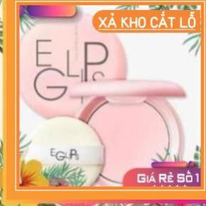 Phấn Phủ Kiềm Dầu - Tạo Độ Bóng Hồng Hào Làn Da Eglips Glow Powder Pact [Pink] 8g