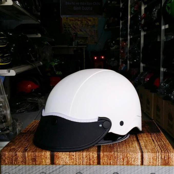 Mũ Bảo Hiểm 1/2 ASAMA -  sơn mờ - ASA HELMETS