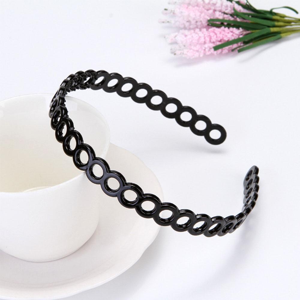 Băng Đô Cài Tóc Chống Trượt Bằng Nhựa Resin Thời Trang Unisex