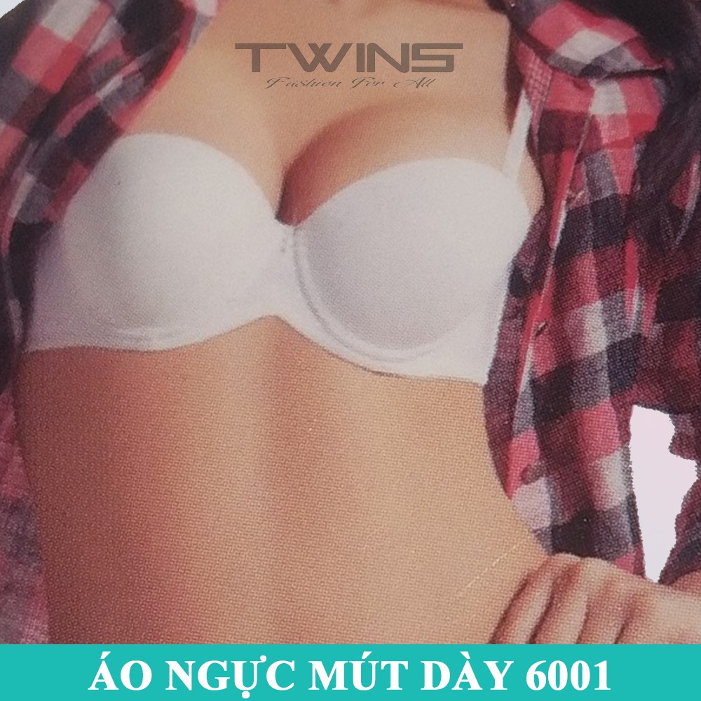 Áo lót nữ nâng ngực mút dày cúp ngang SD6001 có gọng màu trơn mềm mịn size 32, 34, 36
