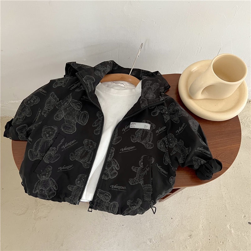 Áo Khoác Có Mũ Trùm Thời Trang Mùa Xuân Dành Cho Bé Trai 2022