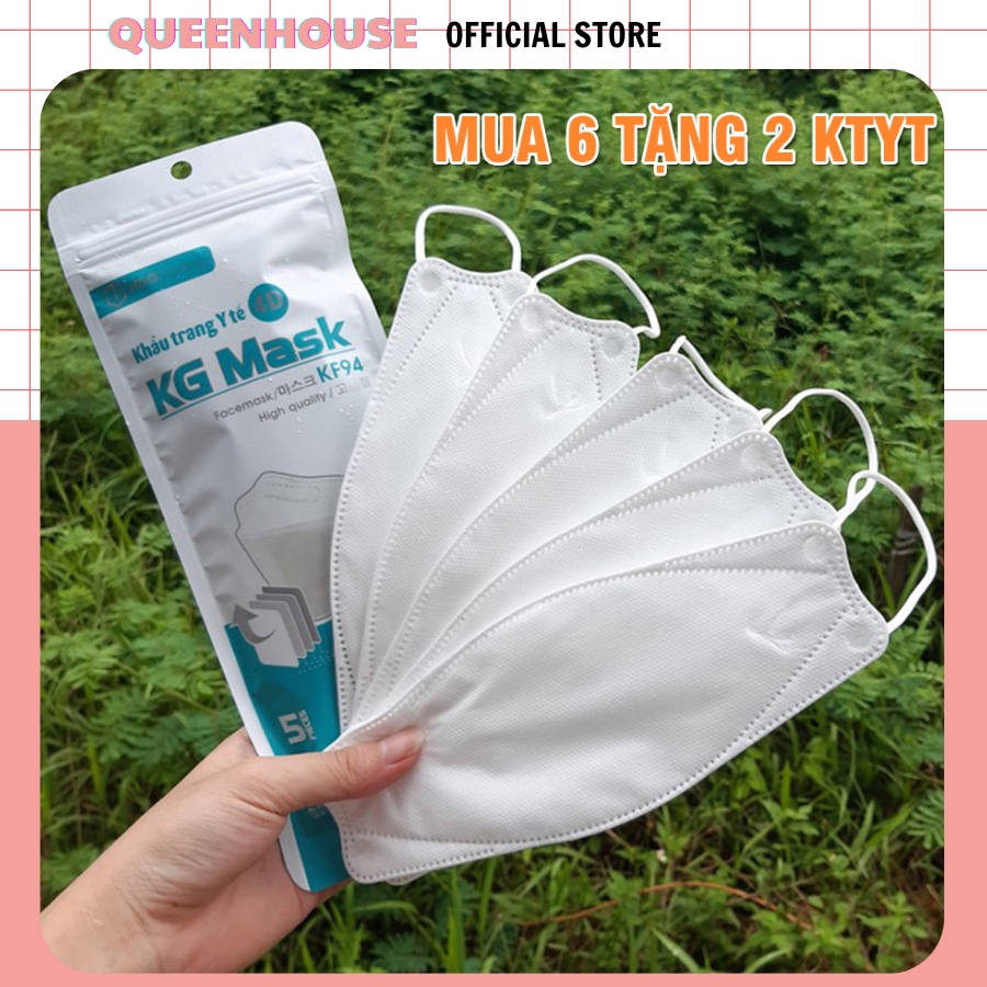 Khẩu trang KF94, tiêu chuẩn Hàn quốc KF94, gói 10 chiếc chống bụi mịn PM 2.5