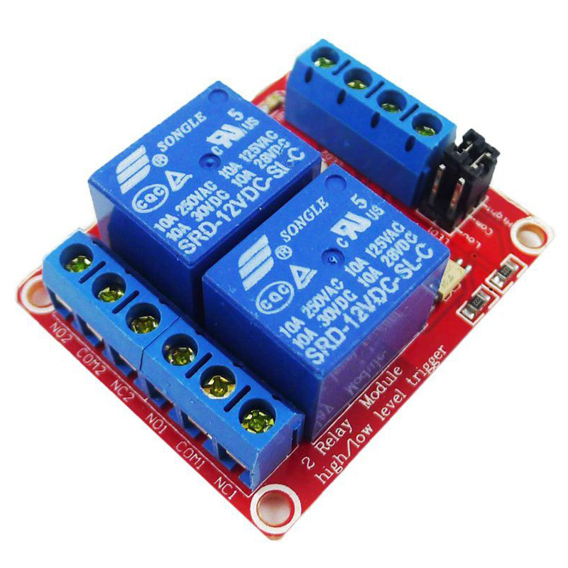 Set 1 / 2 Mô Đun Rơ Le Cách Ly Quang DC 12V 2 Kênh Chuyên Dụng Dành Cho Arduino