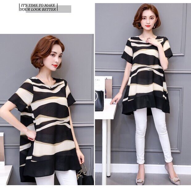 ÁO FORM RỘNG LƯỢN SÓNG - 0011MS