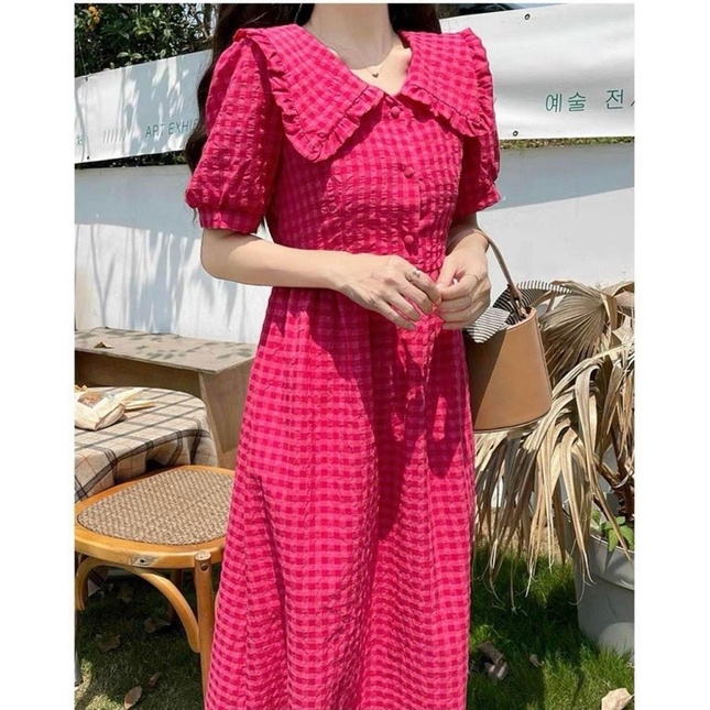 MAXI HỒNG XỐP CỔ PETER