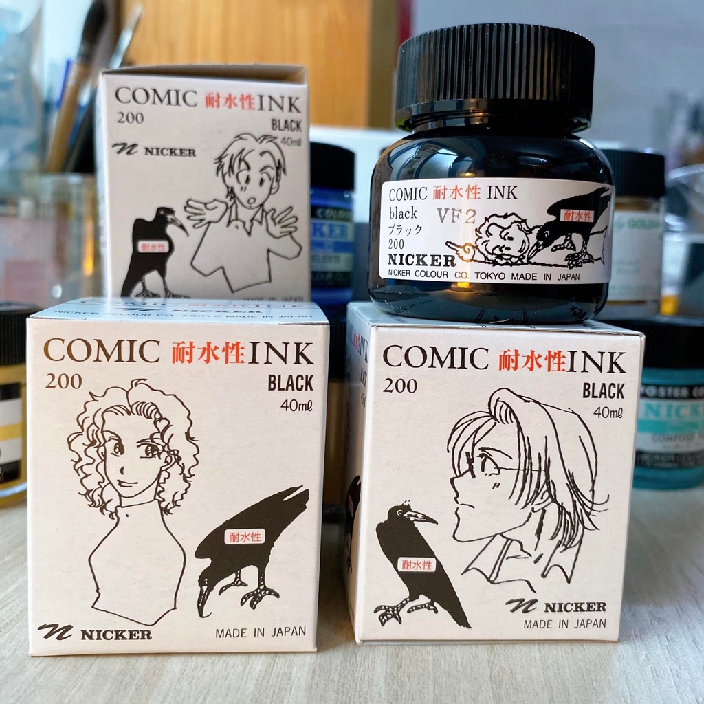 Mực vẽ Manga Nicker kháng nước