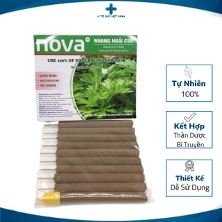 Nhang ngải cứu nova từ cây ngải cứu tự nhiên 100% - nhang ngải cứu tuệ hải đường