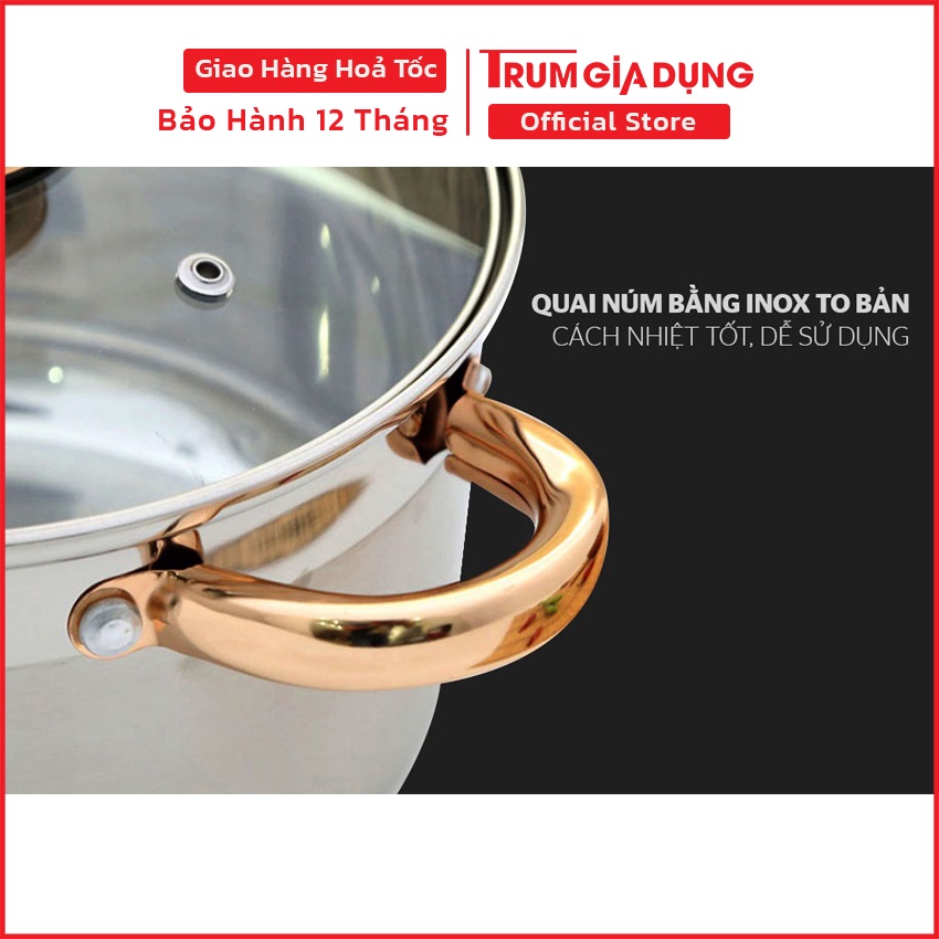 Bộ nồi Sunhouse SH781, Bộ nồi inox SH781, 5 đáy dùng cho bếp từ, 3 nồi kích thước: 16cm, 20cm, 24cm. Phù hợp với mọibeep
