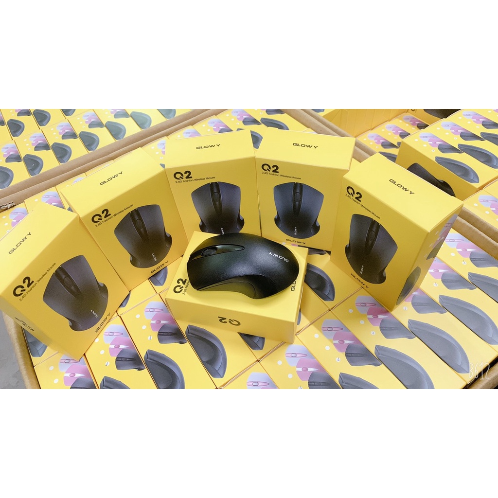 Chuột không dây Gloway Q2 - Chính hãng - Bảo hành 12 tháng ! Thiết Kế Đẹp Mắt, Lướt Chuột Êm Ái