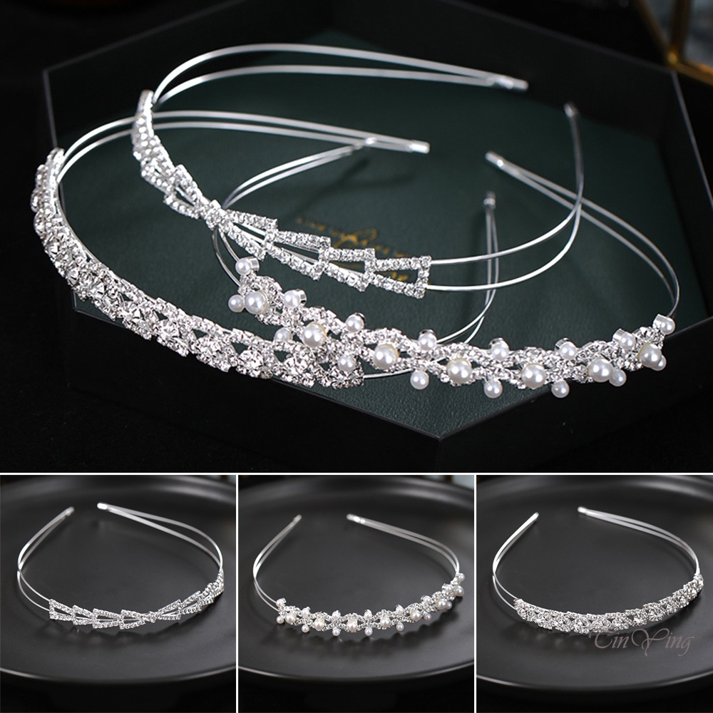 Cài tóc GETNOIVAS đính đá ngọc trai thanh lịch cho cô dâu