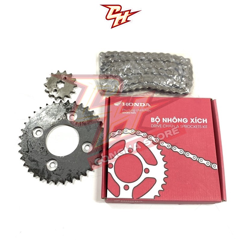 Bộ NSD nhông xích HONDA Wave Rs/ Rsx/ ALPHA/ Wave 110/Wave S110/ Fu Neo_(H0640KTL640)