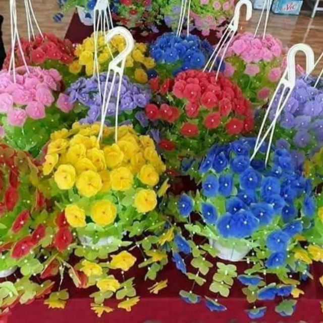Combo 10 bộ nguyên liệu làm hoa giấy lụa