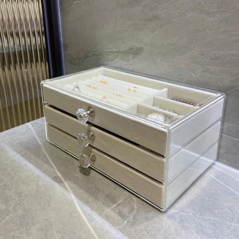 Kệ đựng trang sức 3 tầng kiểu dáng sang trọng