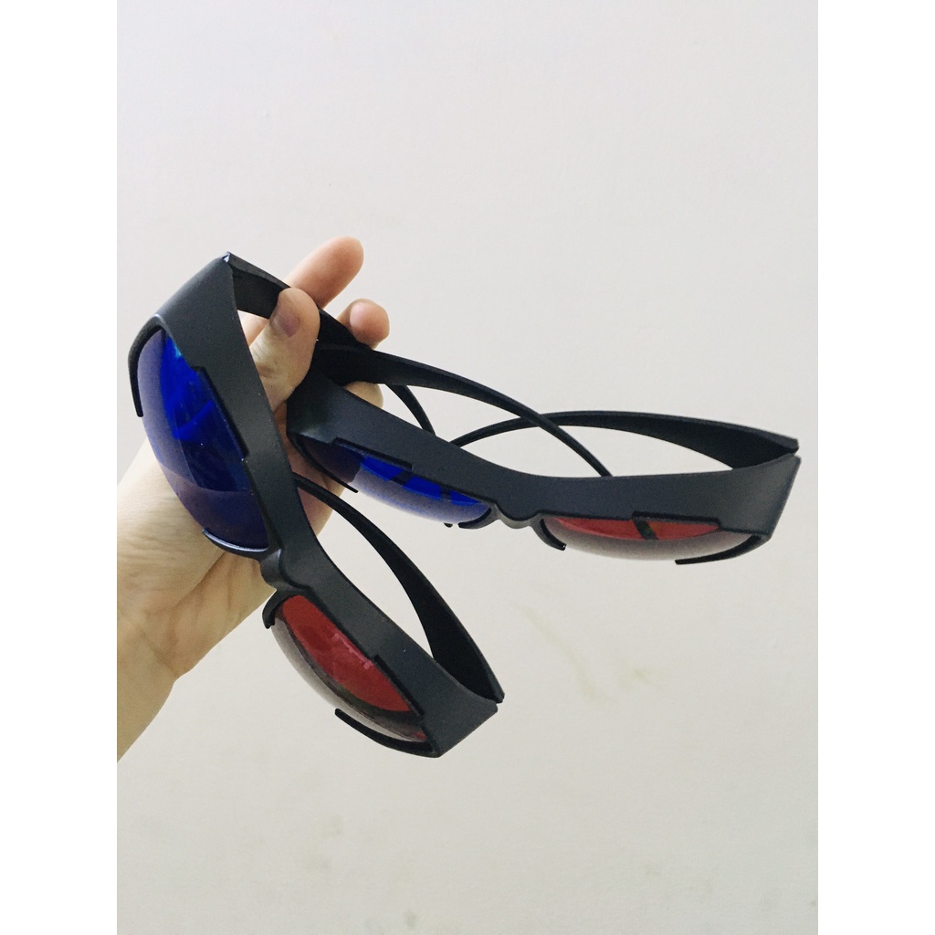 Mắt kính xem phim 3D reb blue cyan trên tivi, máy tính, laptop