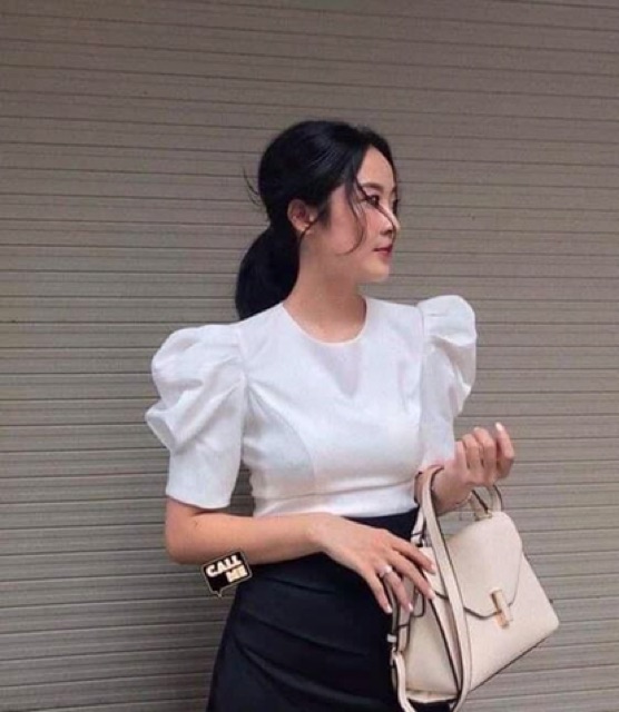 Áo kiểu tay phồng sang chảnh - nhiều Size và màu, form dáng chuẩn dễ mặc đi làm, dự tiệc hoặc dạo phố