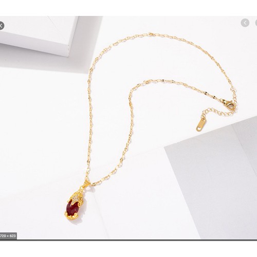 Dây Chuyền Cóc May Mắn Titan Ko Han Rỉ TT 3650