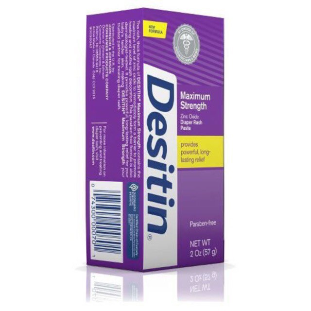 Kem trị hăm Desitin tím USA 113gram ( hạn sd T9-2020 )